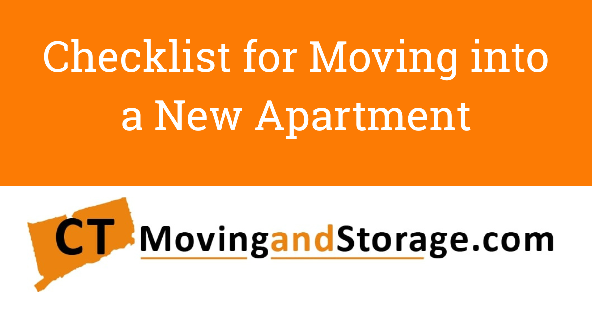 checklist for moving into a new apartment