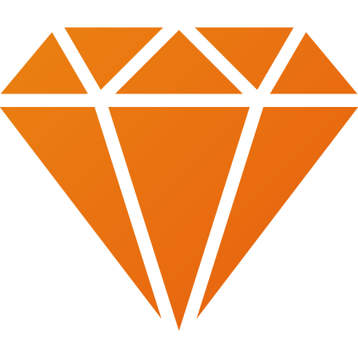 An orange diamond