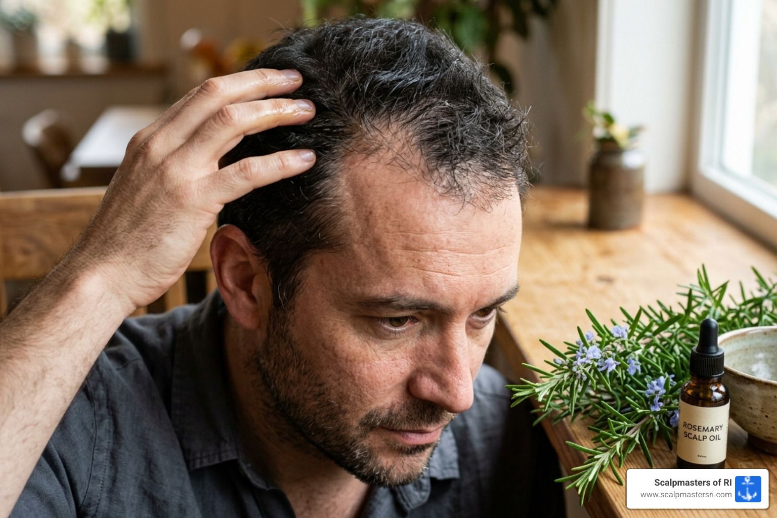 receding hairline natural solution