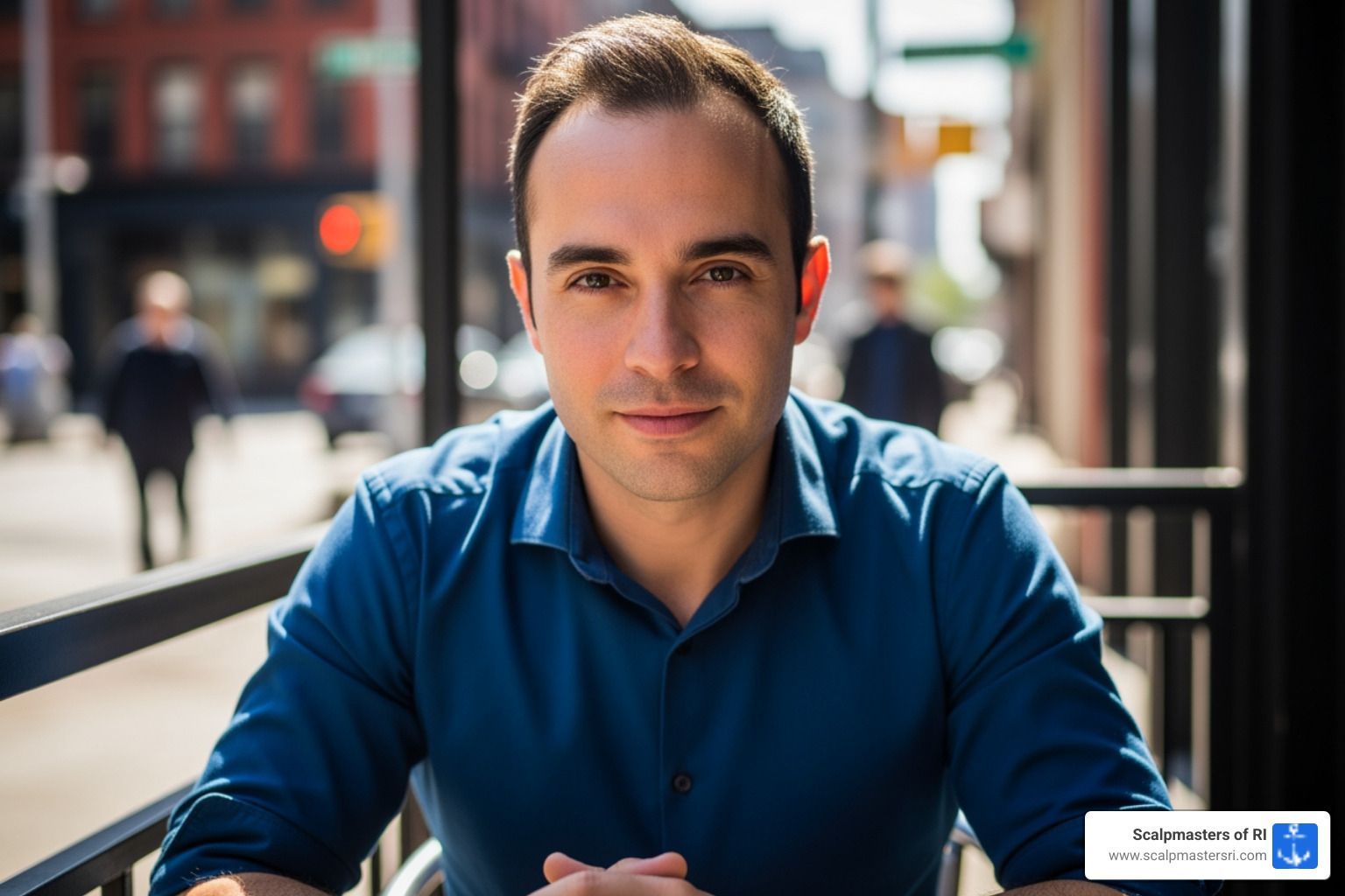 man with high hairline - high hairline cut