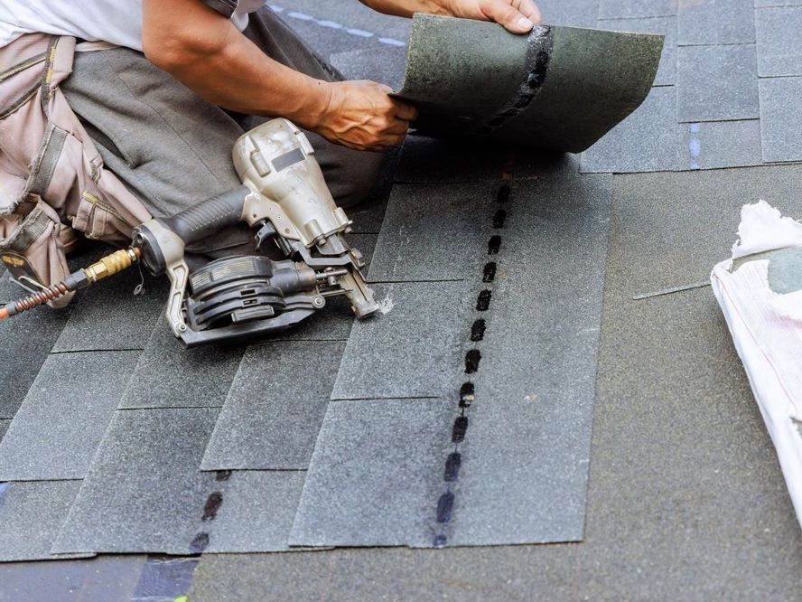 roof being replaced/repaired in Hinsdale