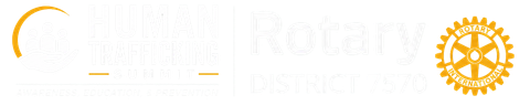 Rotary Club logo with gold gear emblem and faint white text on a light background