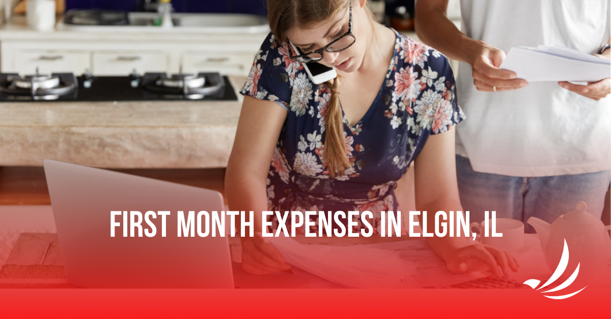 first month expenses in elgin il