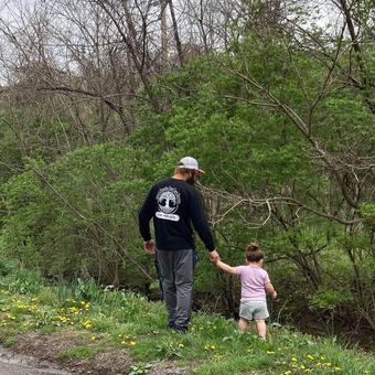 Father And Child Walking — Kansas City, MO — Shier’s Family Tree Service