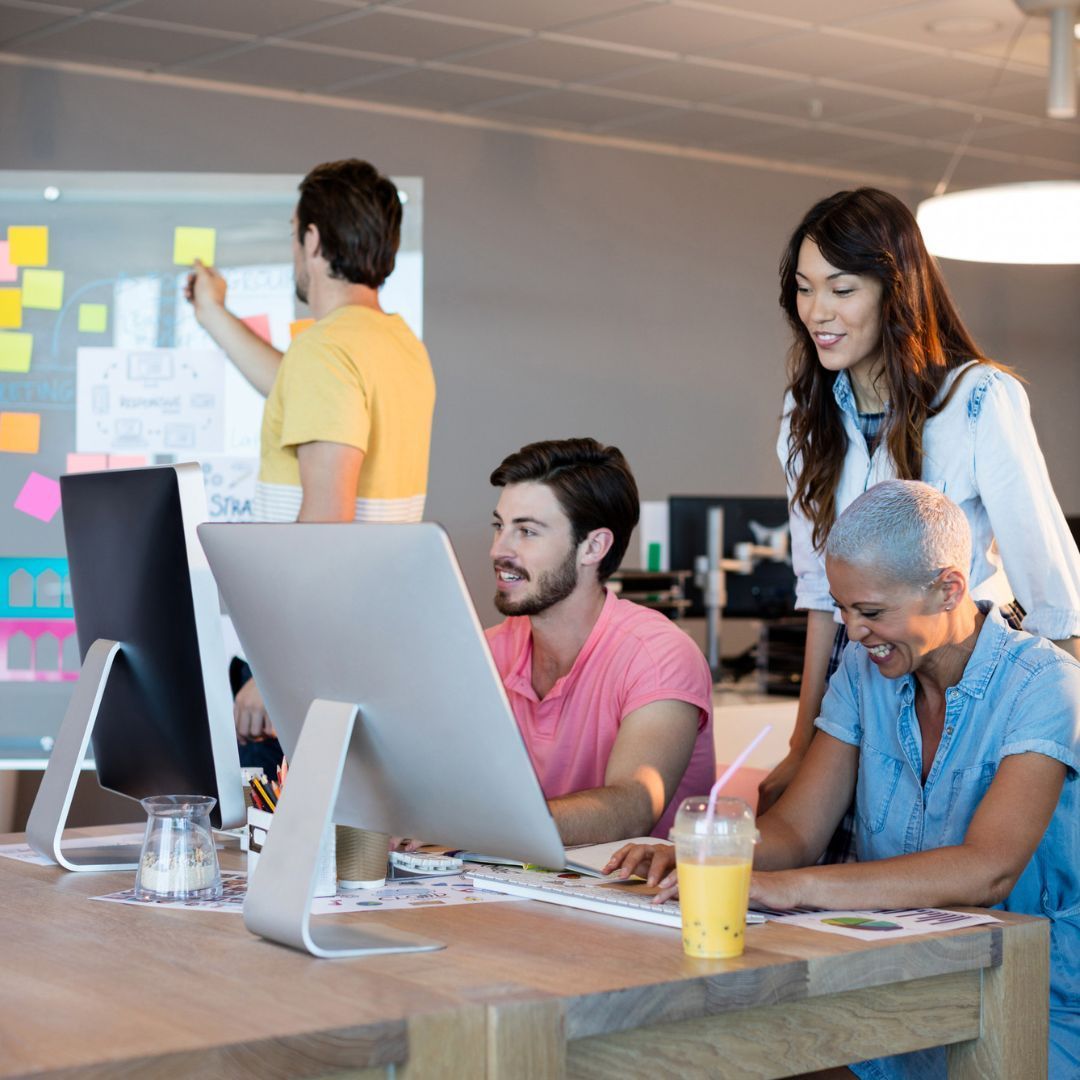 Analyst reviewing PPC ad performance data on a laptop screen, strategising business growth.