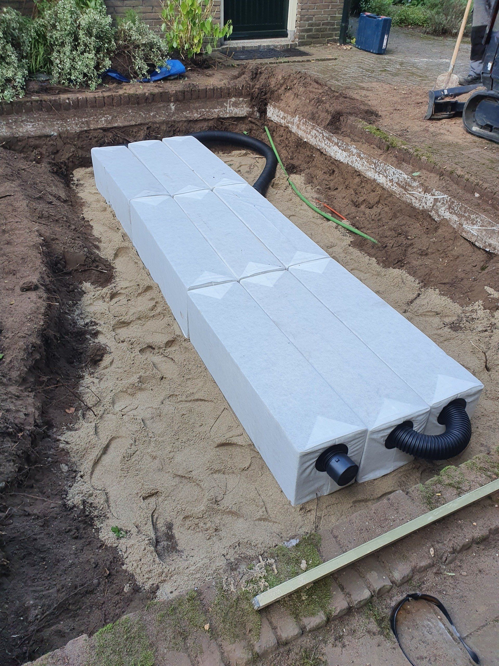 afkoppelen hemelwaterafvoer met hydroblock