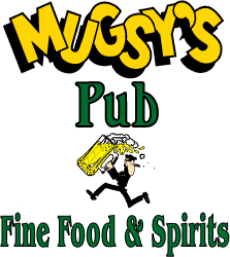 A logo for mugsy 's pub fine food and spirits