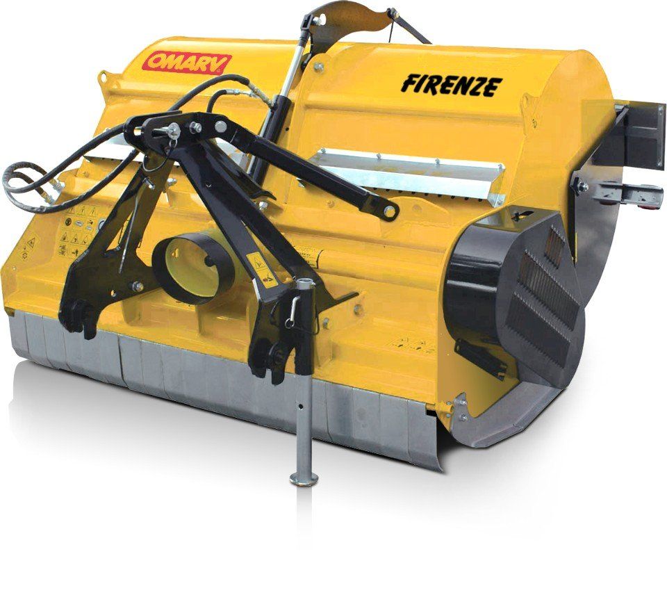 Eine gelbe Maschine mit dem Wort Firenze darauf