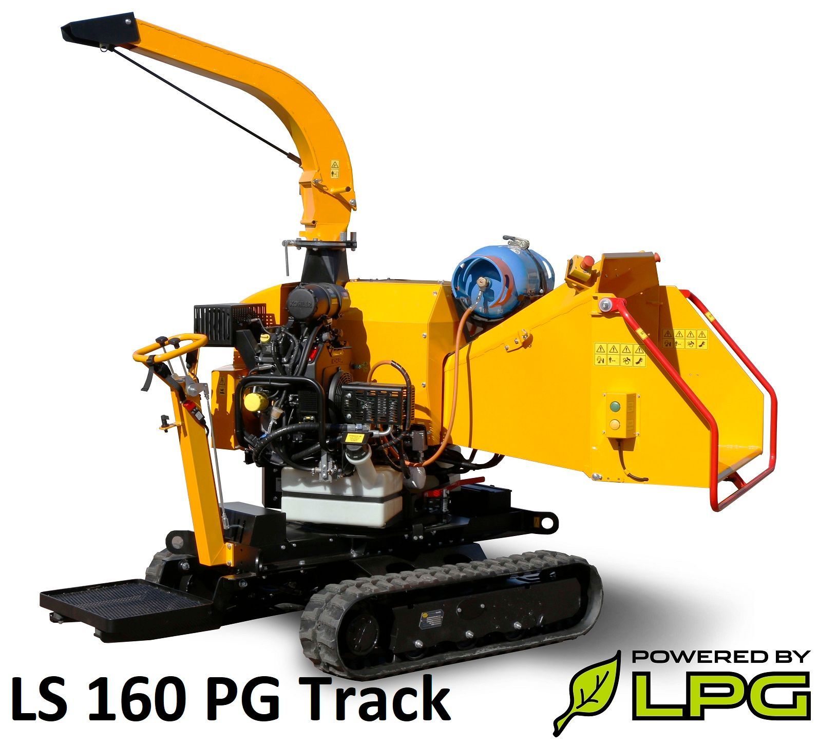LS 160 PG Track wird mit Flüssiggas betrieben