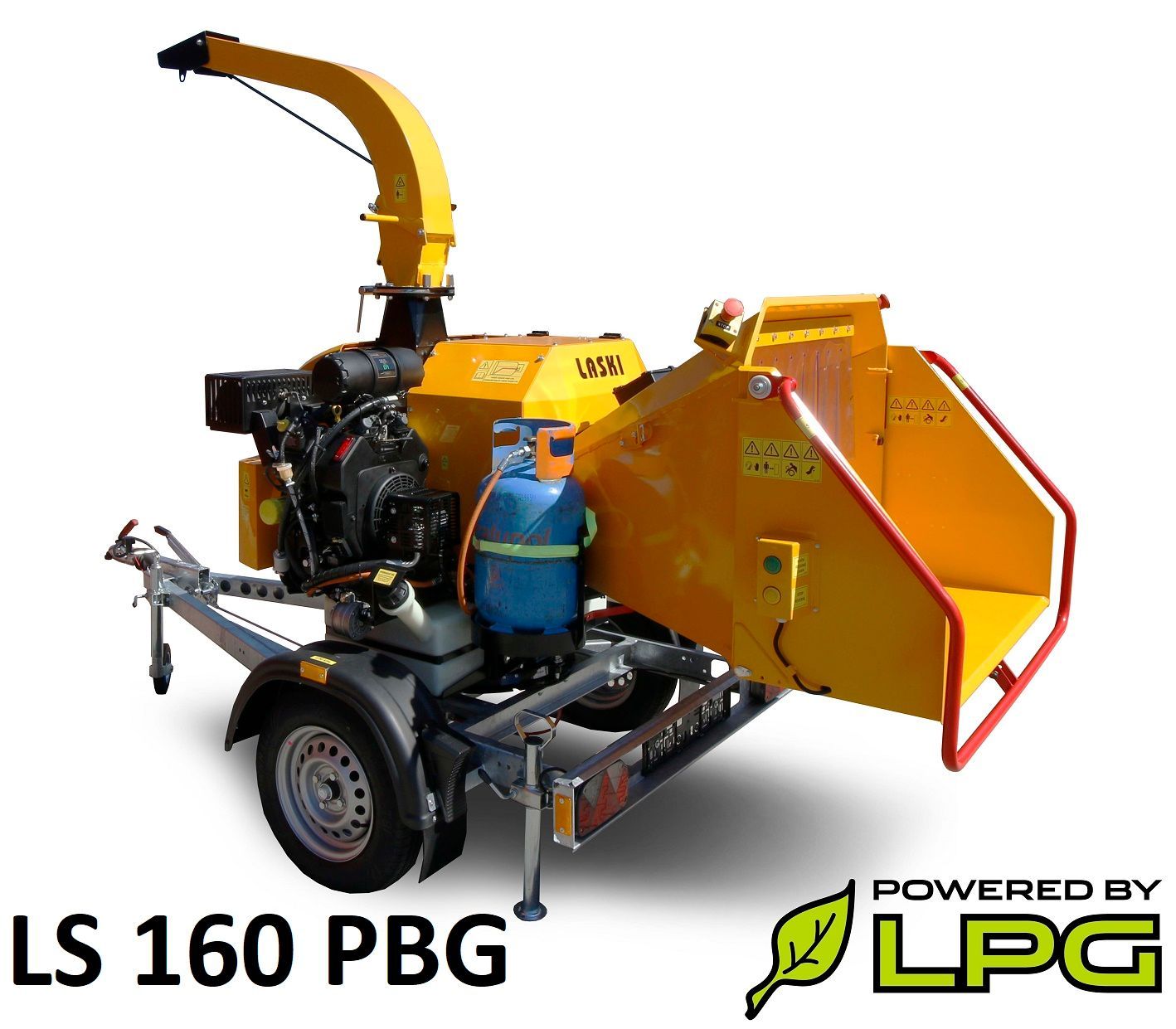 LS 160 PBG wird mit Flüssiggas betrieben