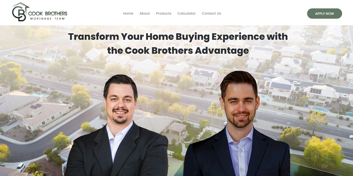Cook Brothers Mortgage Team Elevate Home Buying Experience