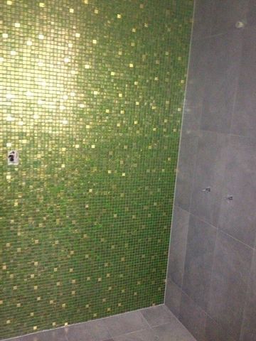 Green Glossy Tiles — Tiler In Darwin, NT