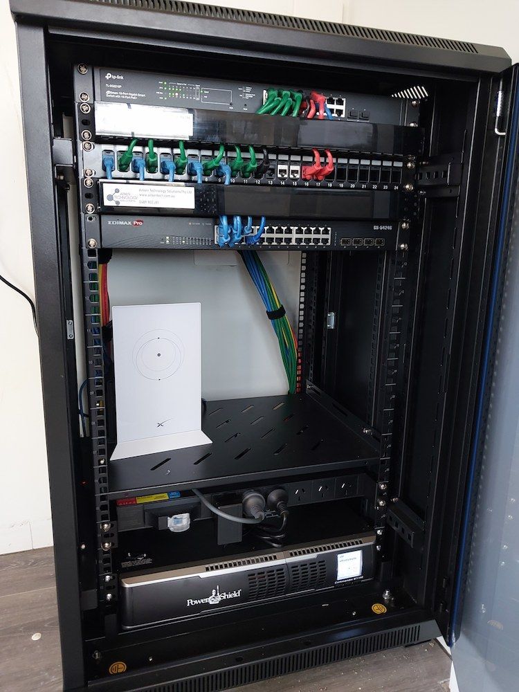 The Inside of a Server Rack With the Door Open — AitkenTech in Moruya, NSW