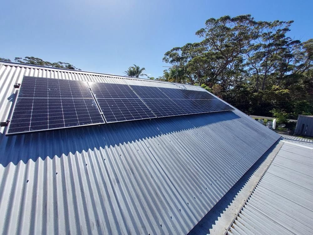 A Roof With a Lot of Solar Panels on It — AitkenTech in Batemans Bay, NSW
