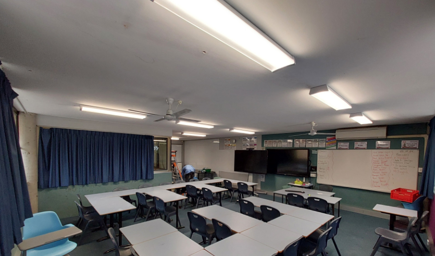 A Large Classroom With Tables and Chairs and a Whiteboard — AitkenTech in Moruya, NSW