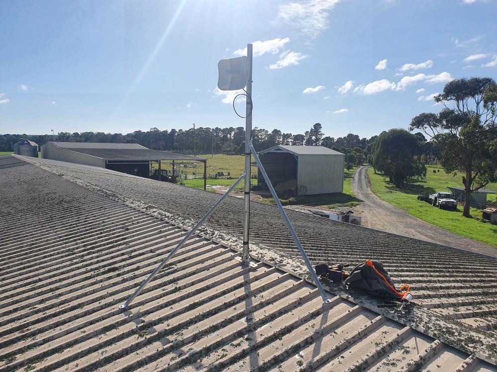 A Ladder is Sitting on the Roof of a Building — AitkenTech in Moruya, NSW