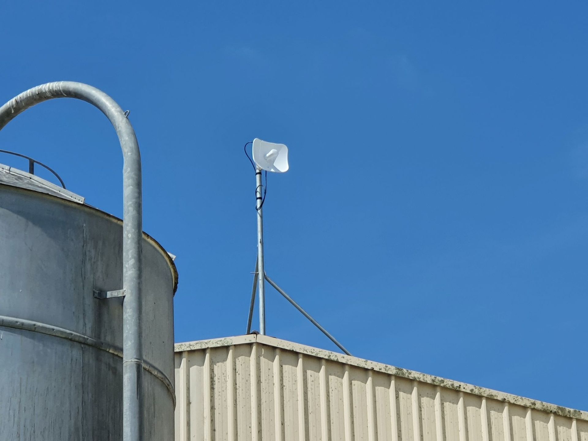 A Silo With a Antenna on Top of It — AitkenTech in Moruya, NSW
