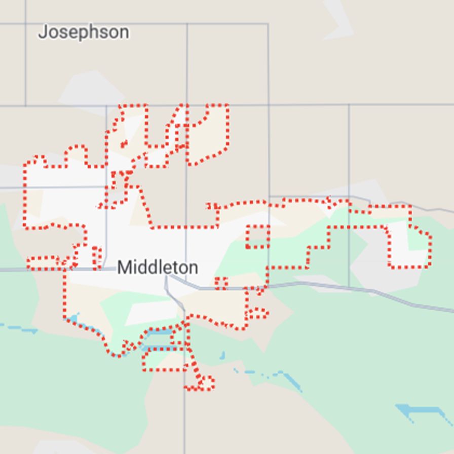 Bulldog HVAC Repair Middleton Service Map