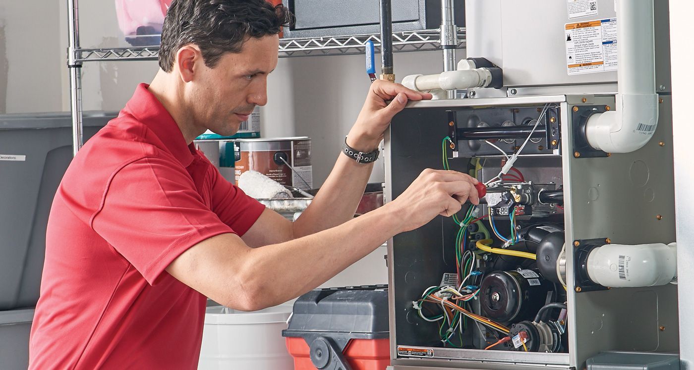 Furnace repair and maintenance service in a residential Emmett home