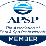A logo for the association of pool and spa professionals.