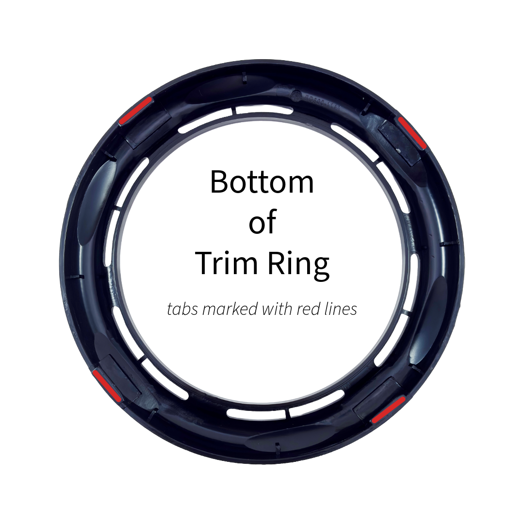 Active Skim Filter Trim Ring | RD800-1140-002 Black | Spa Skimmer Replacement Trim Ring | Rising Dragon Tech