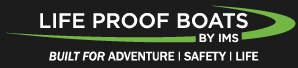 A logo for life proof boats by ims