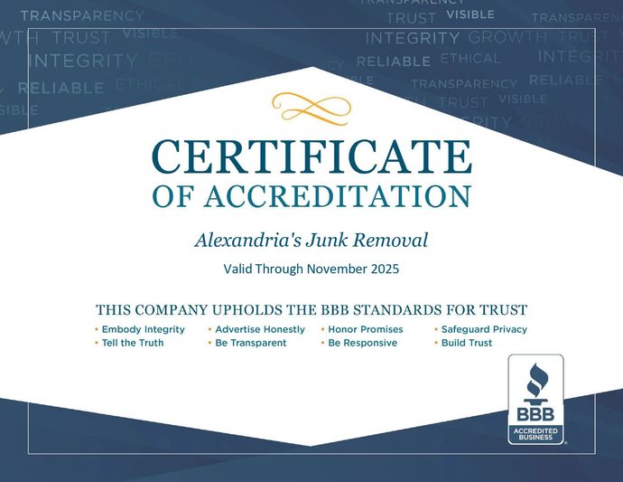 A certificate of accreditation from the bureau of labor statistics