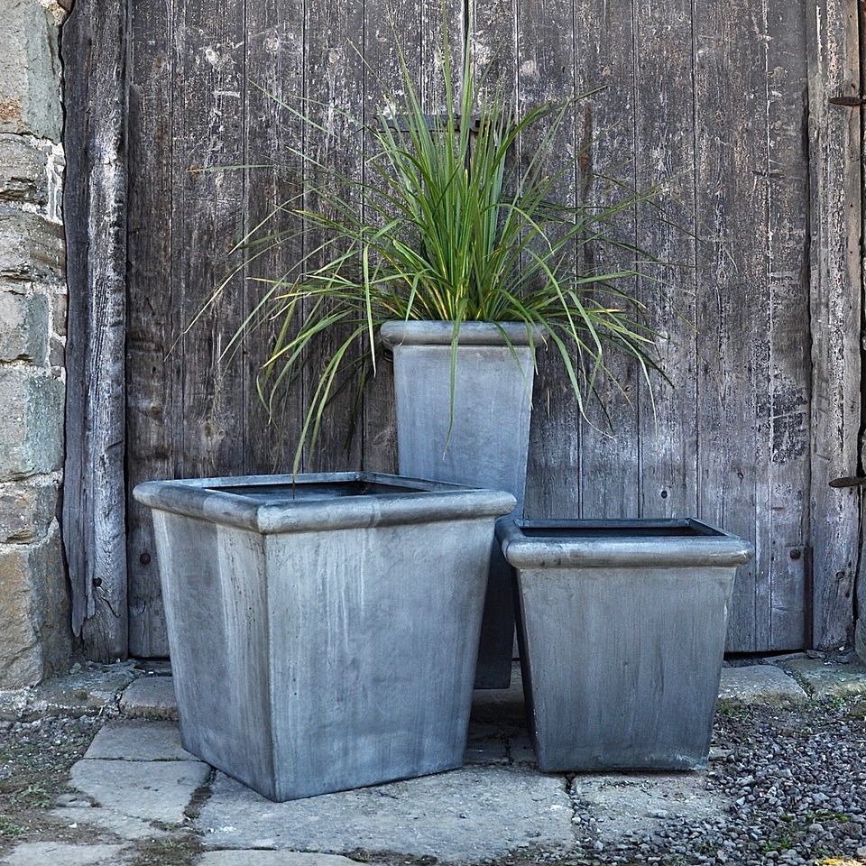 Roll Top Planters in Large, Medium and Tall