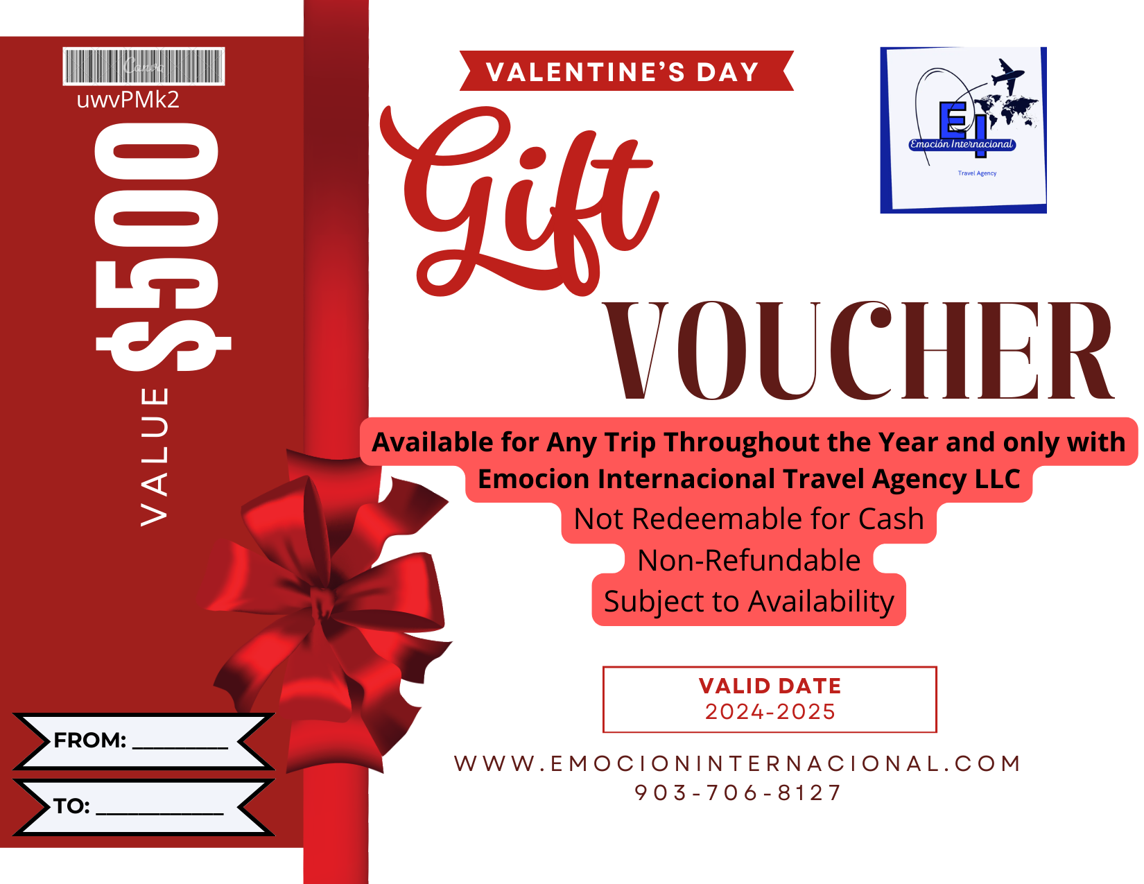 GIFT CERTIFICATES VD 500