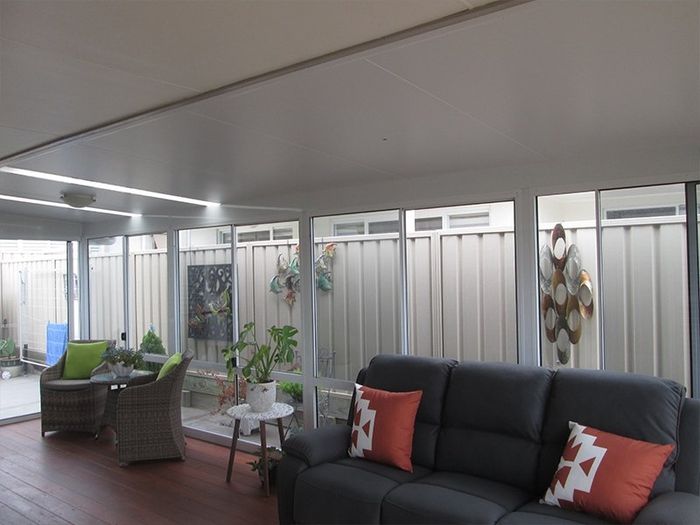 Indoor View of Glass Enclosure — All Aussie Sunrooms in Port Stephens, NSW