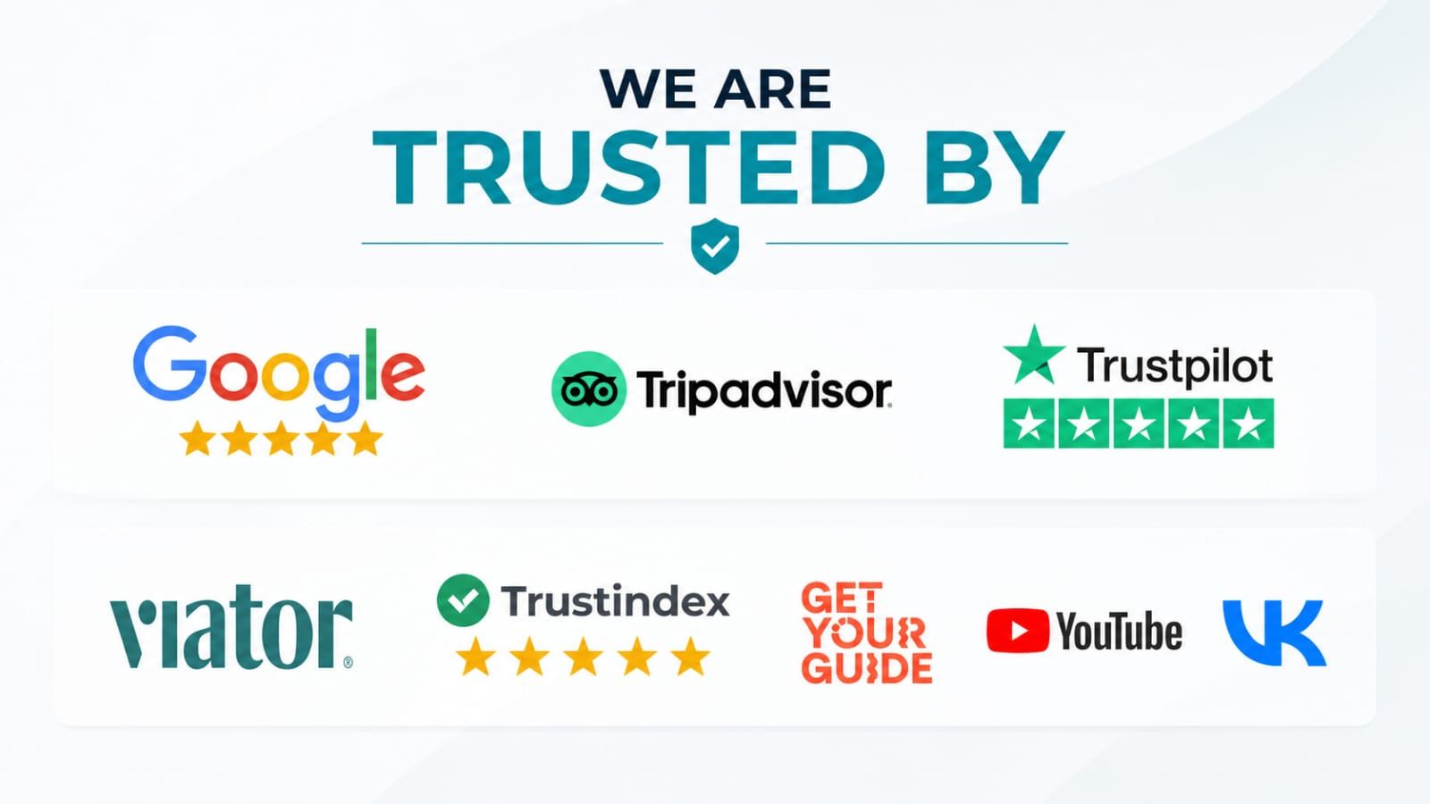 we are trusted by