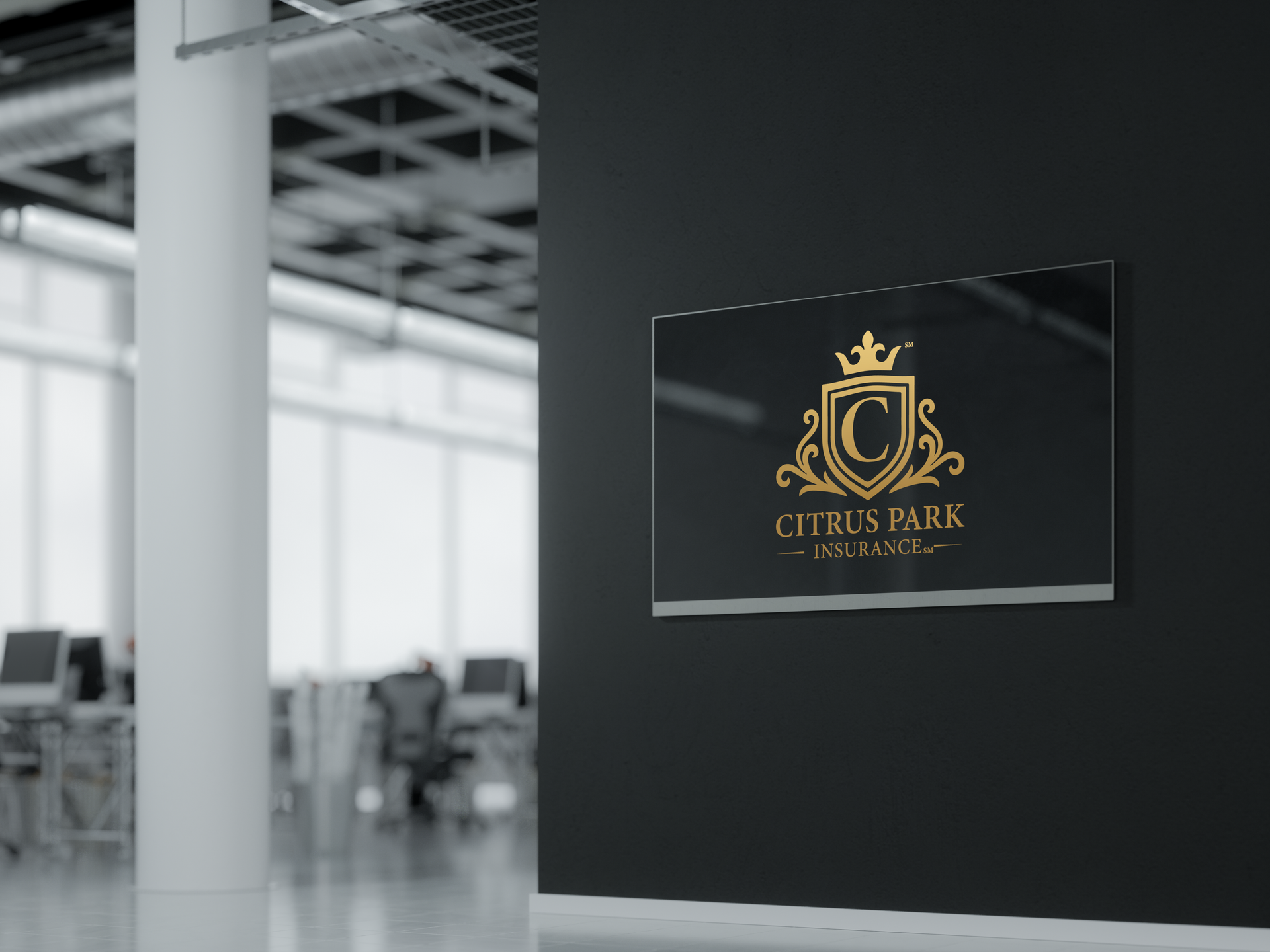 A group of business people are posing for a picture together