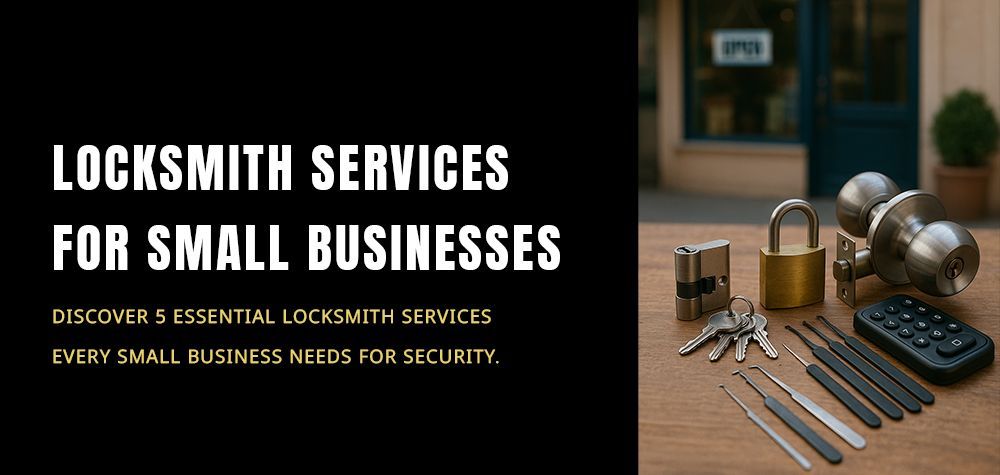 5 Essential Locksmith Services for Small Business Owners