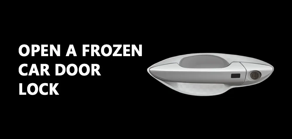 How To Open A Frozen Car Door Lock
