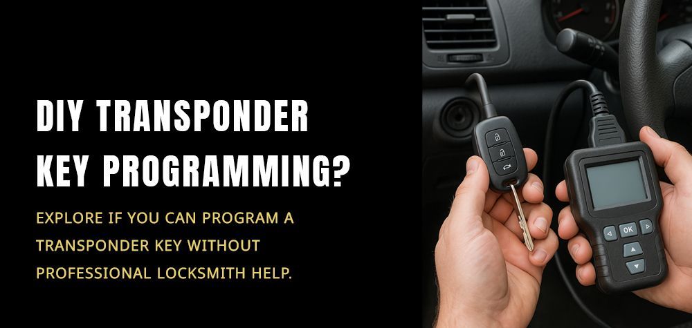 Can You Program a Transponder Key Without a Locksmith?
