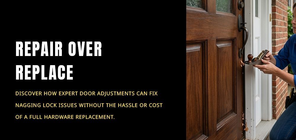 Can a Locksmith Adjust a Door Without Replacing the Lock