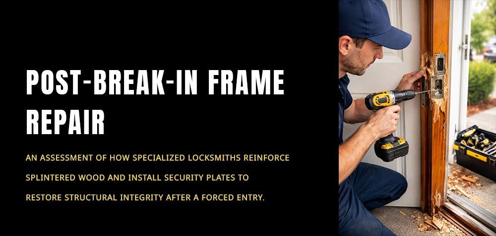 Can a Locksmith Fix Door Frame Damage After a Break-In?