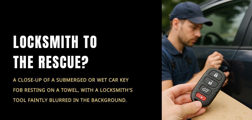 Can a Locksmith Help if Your Car Key Fob Is Water-Damaged?
