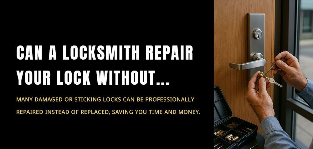 Can a Locksmith Repair a Lock Instead of Replacing It?