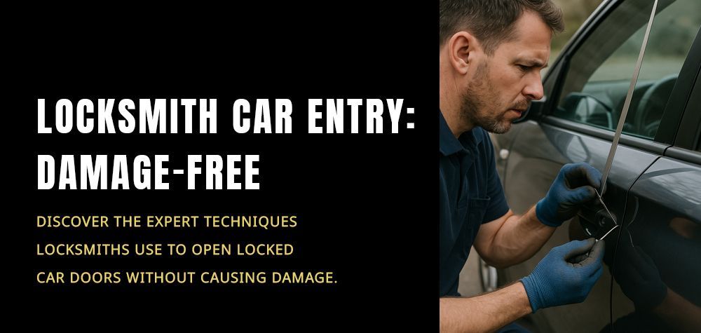 How Do Locksmiths Open Locked Car Doors Without Damage?