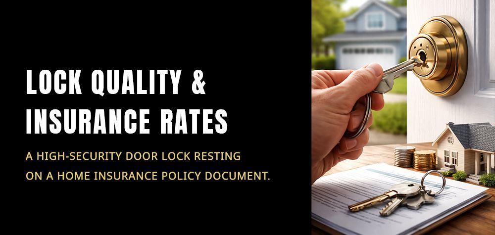 Home insurance depends more on lock quality than most homeowners realize. Learn how locks affect cla