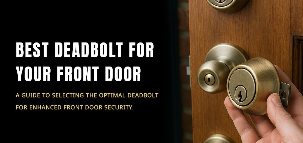 How to Choose the Best Deadbolt for Front Door Security