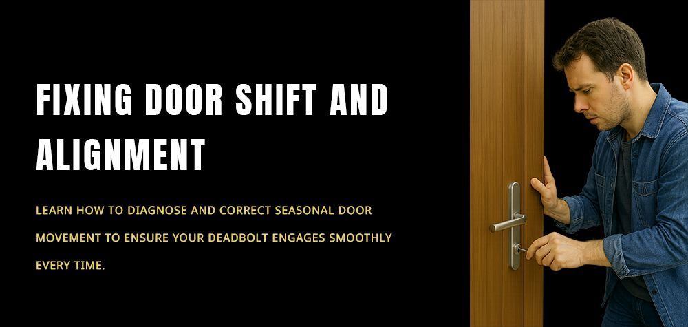How to Fix a Door That Shifts Over Time and Affects Locking