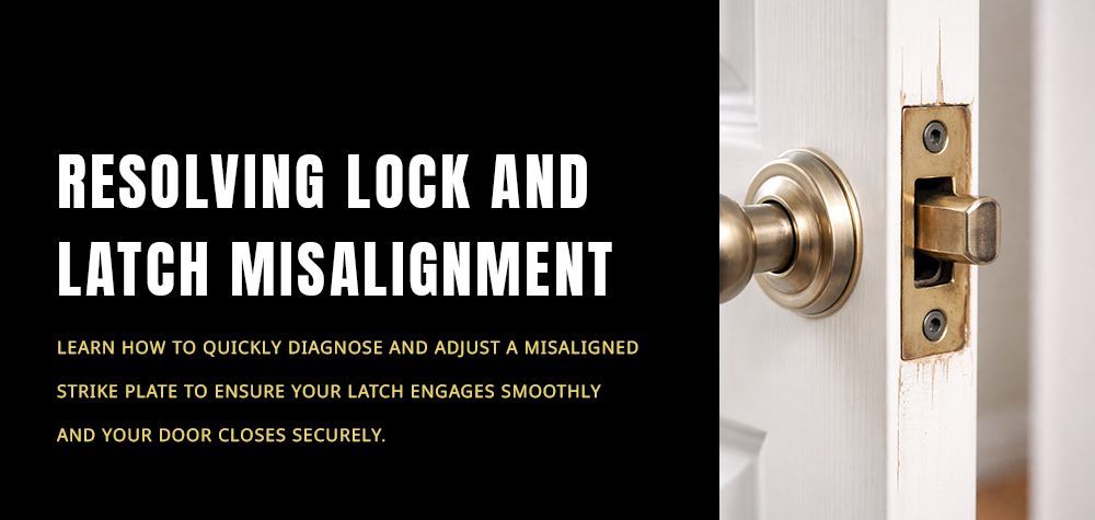 How to Fix a Lock That Doesn’t Align With the Latch Properly