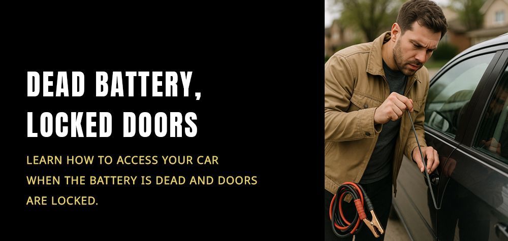 How to Open a Car With Dead Battery and Locked Doors