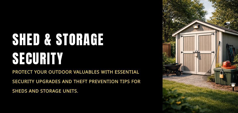 How to Secure Backyard Sheds and Storage Units