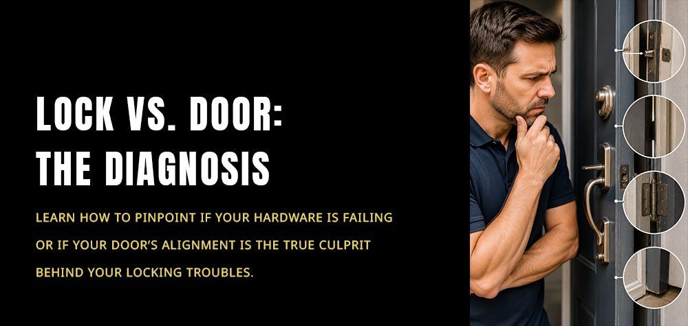 How to Tell If Your Lock Problem Is Actually a Door Issue