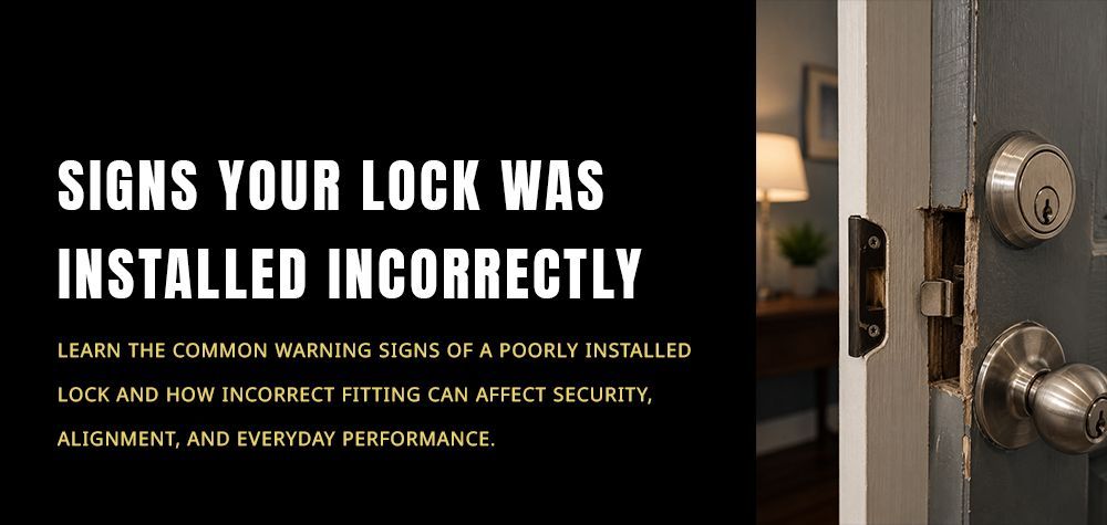 How to Tell If Your Lock Was Installed Incorrectly