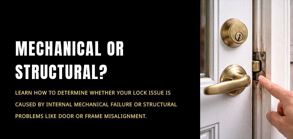 How to Tell If a Lock Problem Is Mechanical or Structural