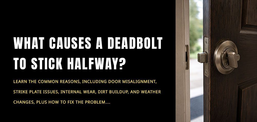 What Causes a Deadbolt to Stick Halfway?